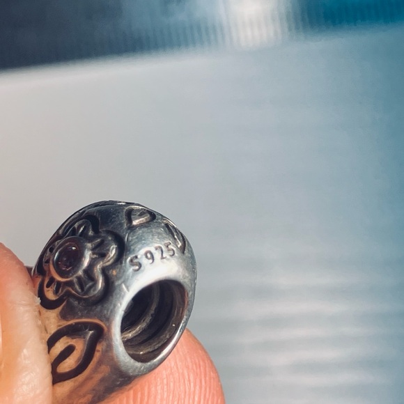 Pandora Flower with
Pearl Dangle Charm - Picture 5 of 6